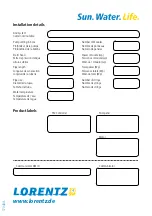 Preview for 230 page of Lorentz CS-17-1 Manual For Installation And Operation