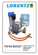 Lorentz PS150 Boost Instructions For Installation Operation Service предпросмотр