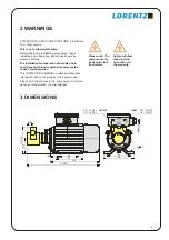 Предварительный просмотр 3 страницы Lorentz PS150 Boost Instructions For Installation Operation Service