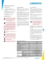 Preview for 3 page of Lorentz PS150C Instructions For Installation, Operation And Service