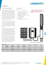 Предварительный просмотр 5 страницы Lorentz PS15k Manual For Installation, Operation, Service