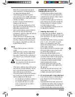 Предварительный просмотр 10 страницы Lorenzo SMS17102 Instruction Manual