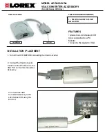 Lorex ACCL224 Installation preview