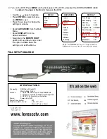 Предварительный просмотр 2 страницы Lorex ACCL224 Installation