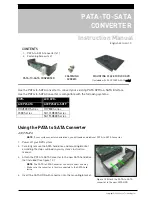 Lorex ACCP2SATA Instruction Manual предпросмотр