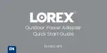 Preview for 1 page of Lorex ACWFDPS Quick Start Manual