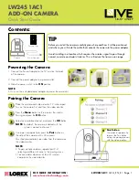 Lorex Add-On Camera LW2451AC1 Quick Start Manual предпросмотр