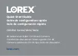 Предварительный просмотр 1 страницы Lorex C884DA Series Quick Start Manual