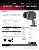 Lorex CVC6940 Specifications preview