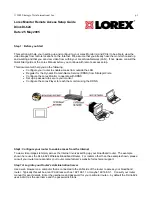 Lorex DI-624 Setup Manual предпросмотр