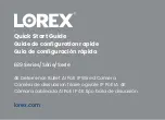 Lorex E89 Series Quick Start Manual предпросмотр