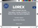 Предварительный просмотр 1 страницы Lorex HC64A Series Quick Start Manual