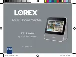 Preview for 1 page of Lorex Home Center L871T8 Series Quick Start Manual