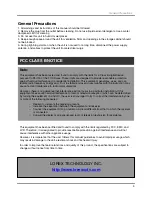 Preview for 5 page of Lorex L104 series Instruction Manual