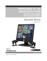 Предварительный просмотр 1 страницы Lorex L19LD800 Series Instruction Manual