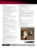 Предварительный просмотр 2 страницы Lorex L19WD800 Series Brochure & Specs