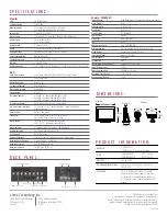 Предварительный просмотр 3 страницы Lorex L19WD800 Series Brochure & Specs