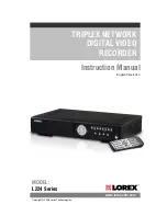 Lorex L224 Series Instruction Manual preview