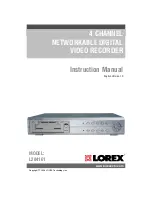 Предварительный просмотр 1 страницы Lorex L284161 Instruction Manual