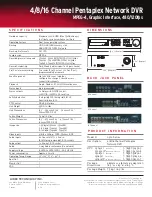 Preview for 2 page of Lorex L516321 Specifications