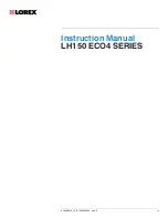 Preview for 3 page of Lorex LH150 ECO4 SERIES Instruction Manual