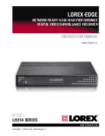 Lorex LH314 Instruction Manual preview