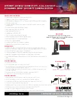 Preview for 2 page of Lorex LH328501C8 Brochure & Specs