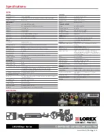 Preview for 3 page of Lorex LH328501C8 Brochure & Specs