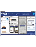 Preview for 2 page of Lorex LHA4100 series Quick Networking Manual