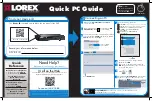 Preview for 2 page of Lorex LHV1000 SERIES Quick Mobile Manual