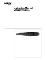 Lorex LHV16212 Instruction Manual preview