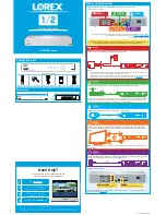 Lorex LHV5100W Series Quick Setup Manual preview