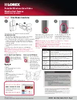 Preview for 2 page of Lorex LW2001 Quick Start Manual