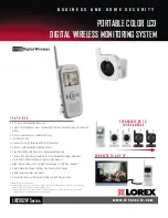 Lorex LW2002W Series Specifications предпросмотр