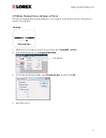 Предварительный просмотр 3 страницы Lorex LW2003 Frequently Asked Questions Manual