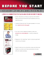 Preview for 3 page of Lorex LW2100 Series Instruction Manual