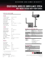 Preview for 2 page of Lorex LW2101 series Specifications