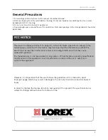 Предварительный просмотр 9 страницы Lorex LW2702 series Instruction Manual