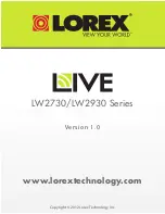 Preview for 76 page of Lorex LW2730 Series User Manual