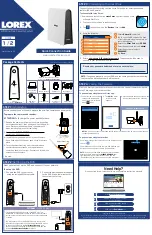 Lorex LWB3800 Series Quick Connection Manual предпросмотр