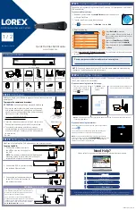 Предварительный просмотр 1 страницы Lorex LWB3801 Series Quick Connection Manual