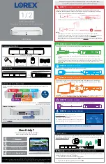 Preview for 1 page of Lorex N842 Series Quick Setup Manual