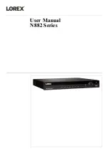 Предварительный просмотр 1 страницы Lorex N882 Series User Manual