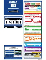 Lorex NR900X Series Quick Setup Manual предпросмотр