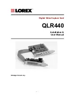 Lorex QLR440 Installation & User Manual preview