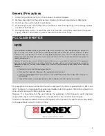 Preview for 9 page of Lorex QLR460 SERIES Instruction Manual