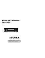 Lorex SG-7960 User Manual preview