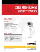 Preview for 1 page of Lorex SG600P Specifications