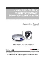 Предварительный просмотр 1 страницы Lorex SG6352 Instruction Manual