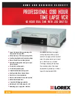 Preview for 1 page of Lorex SG7965 Specifications